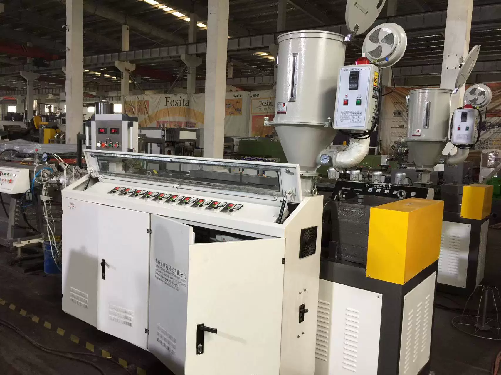 厂家直供高速PE PP穿线管生产线机器设备 塑料管材单螺杆挤出设备