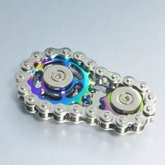 減圧指チェーン指先ジャイロ解凍神器金属機械玩具ネット赤玩具解凍歯車新製品