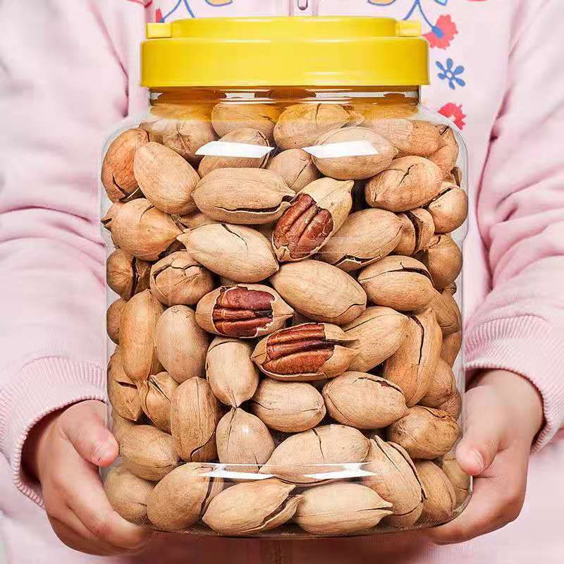 new goods Pecan Canned 500g Longevity fruit Hickory Dry Fruits nut snacks specialty wholesale 250g/50g
