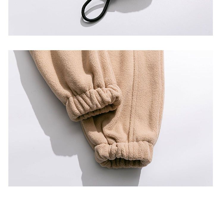 Nouvelle veste en laine d'agneau, sweat à capuche en polaire pour homme, col montant automne et hiver, polaire polaire, veste décontractée pour étudiant pour vêtements d'extérieur_voghion.com