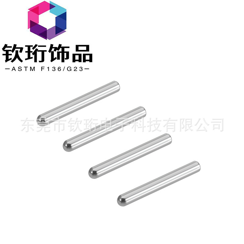 G23 Titanium Alloy Straight Needle Replacement Rod Internal Thread to External Thread Converter, Internal Thread 0.9mm DIY Accessory G23 Titanium Alloy Straight Needle Replacement Rod Internal Thread to External Thread Converter, Internal Thread 0.9mm DIY Accessory