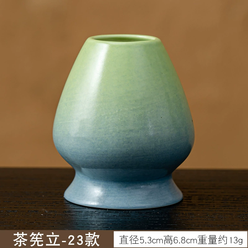 Держатель венчика для чая Matcha Whisk Stand (Tea Lion) керамический держатель для чая Чашэн, рисунок цветка сакуры, 5.3×6.8 см