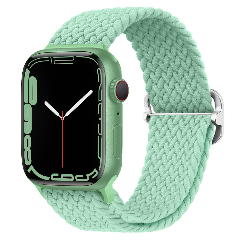 Смарт-ремешок Apple Watch подходит для Apple iWatch поколения 67891011 регулируемый нейлоновый переплетенный ремешок новый стиль