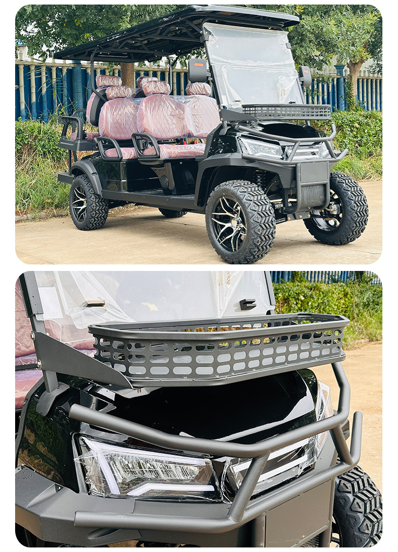 Electric Golf Cart Four-Wheel Scenic Area Park Viewing Reception Vehicle Hotel Airport Shuttle Golf Cart