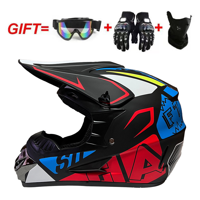 Cross-Border Motorcycle Helmet for Men, Abs Racing Off-Road Helmet, Breathable Colorful Cycling Helmet for Mountain Bikes Cross-Border Motorcycle Helmet for Men, Abs Racing Off-Road Helmet, Breathable Colorful Cycling Helmet for Mountain Bikes