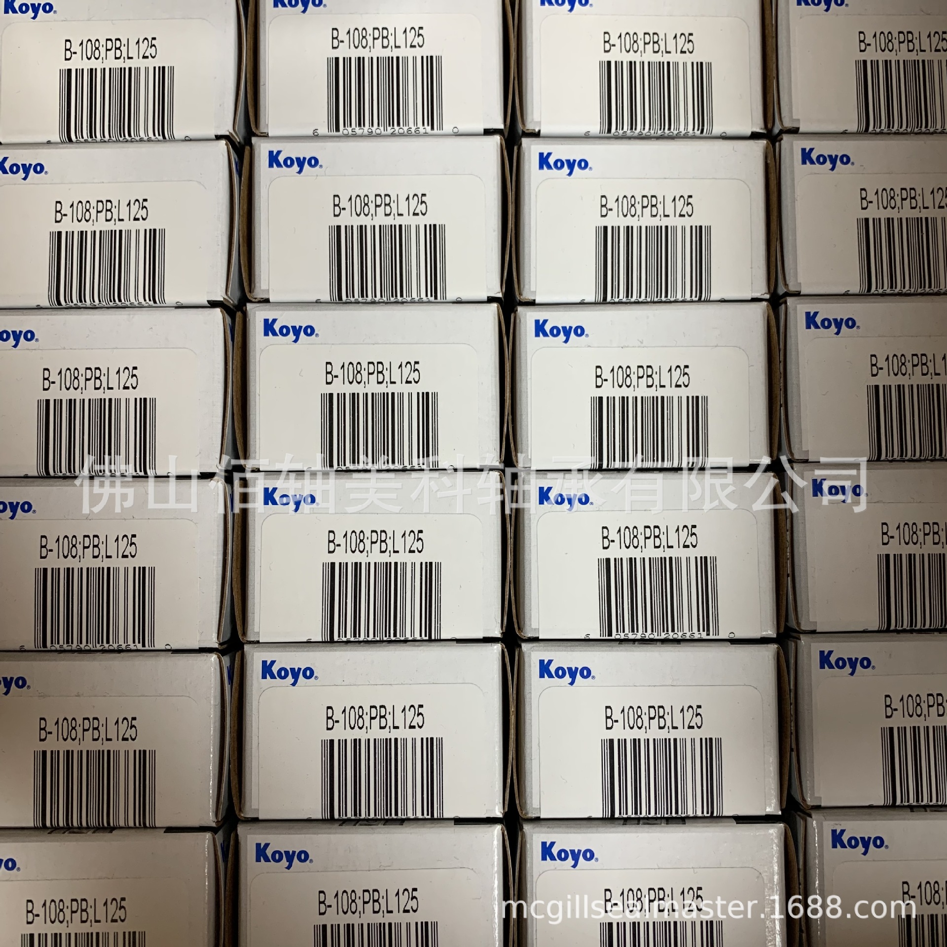KOYO尖头满滚针轴承BH-108 MH-1081;PB;L125原美国TORRINGTON品牌