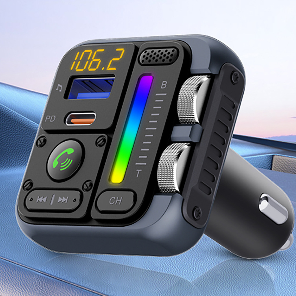 MT04 Car Mp3 Player UDisk Lossless HIFIHigh And Low Equalizer Music Car Bluetooth FMTransmitter