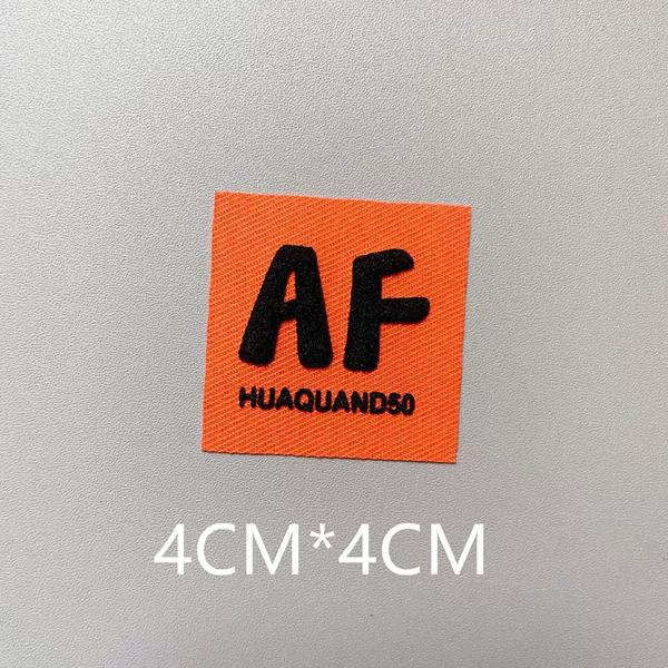 Three-dimensional AE letters orange