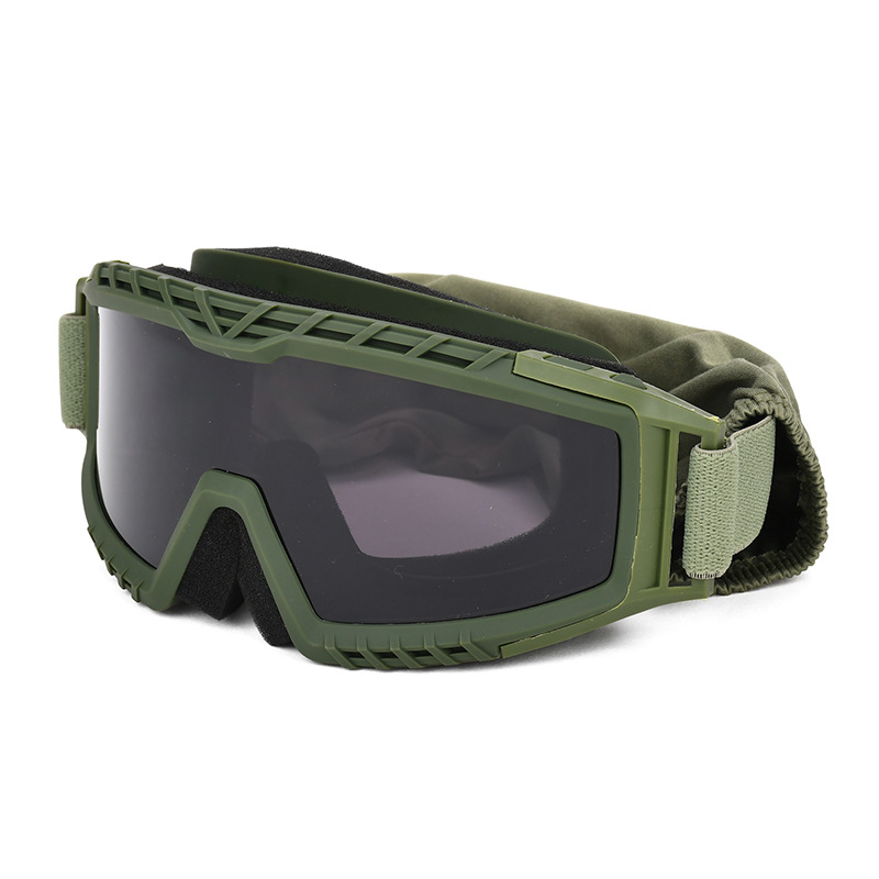 Gafas Tácticas del Desierto de PC, Lentes Intercambiables, para CS y Ciclismo