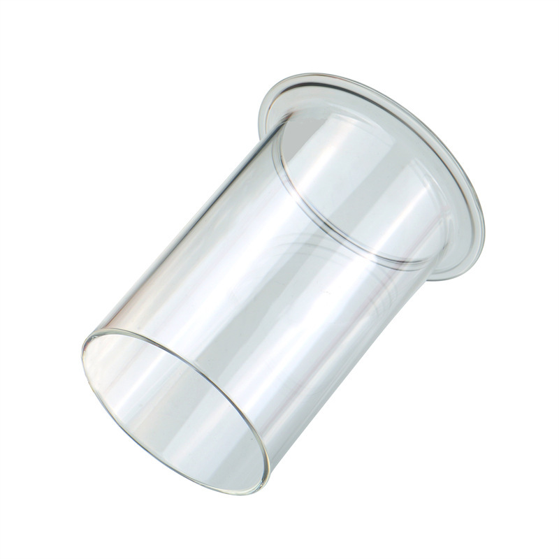 Crystal Glass Hollow Anal Plug with Two Openings, Transparent Expander Design — detail image 5
