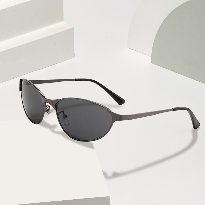 gafas de sol para mujeres nuevas gafas de sol retrógradas, gafas de sol de ojos de gato, gafas de sol de alto nivel, gafas de sol de marco simple japonesa, Harajuku