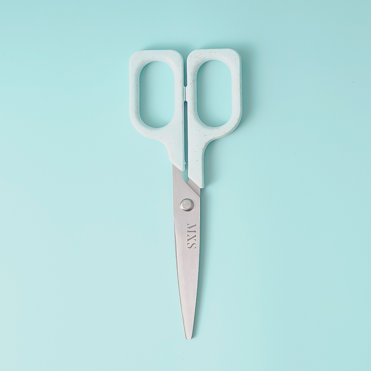 8001 가위 하늘색 (15cm)