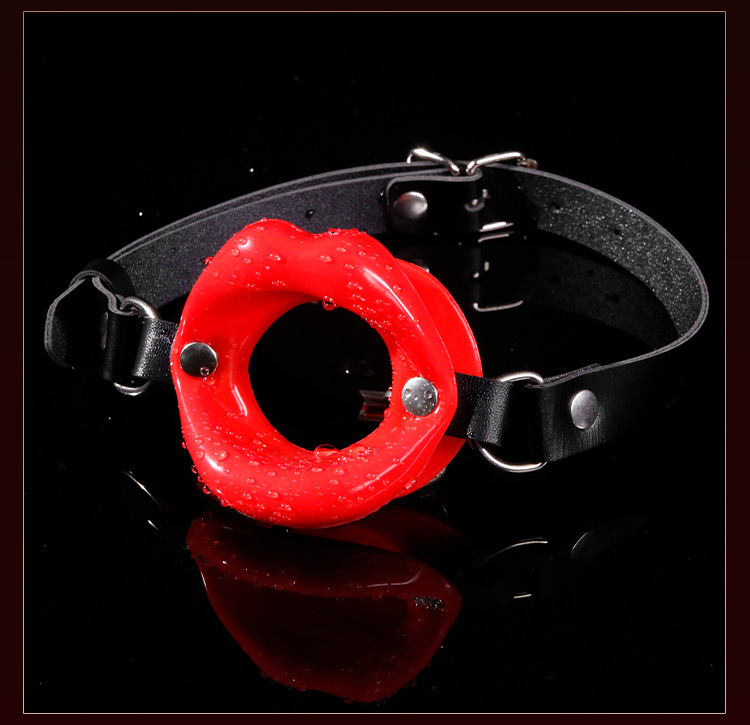 Jiuai Silicone Mouth Plug with Nipple Clamps, Black Bondage Accessory Set — detail image 36