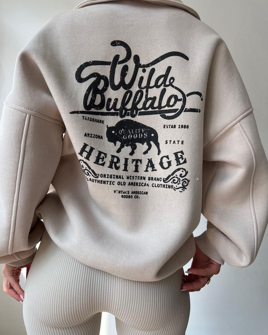 2024 New plush printed long sleeved pullover sweater with autumn and winter versatility_voghion.com