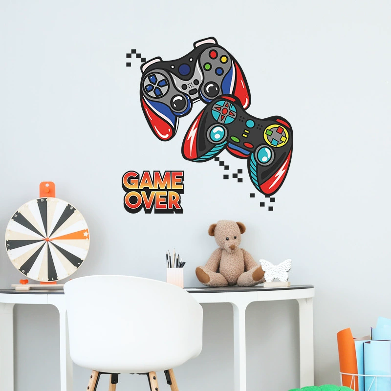 Cartoon fox rainbow children bedroom porch home wall background beautification wall stickers self adhesive decorations for room