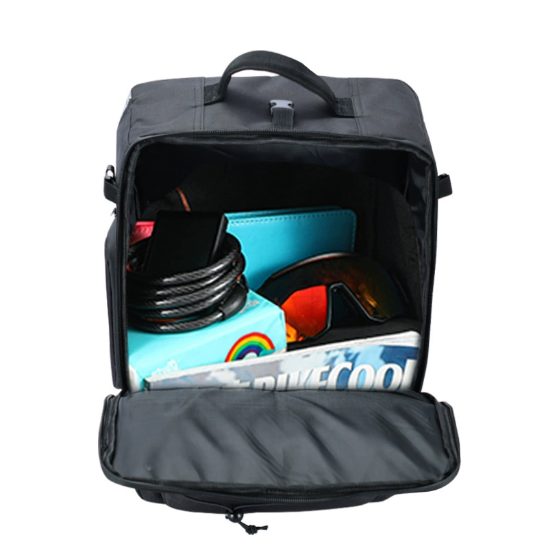 Capacious bag, waterproof bike trunk for traveling, three in one