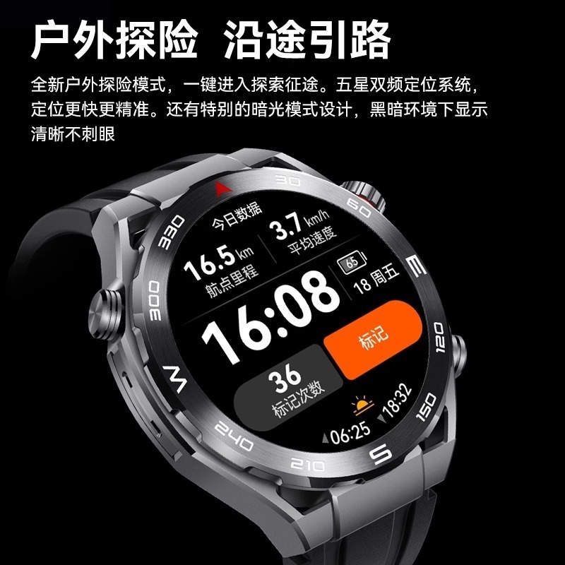HUAWEI Android スマート 5G 電話時計ディスク大画面カード挿入可能ダウンロード写真血圧心拍数時計|undefined