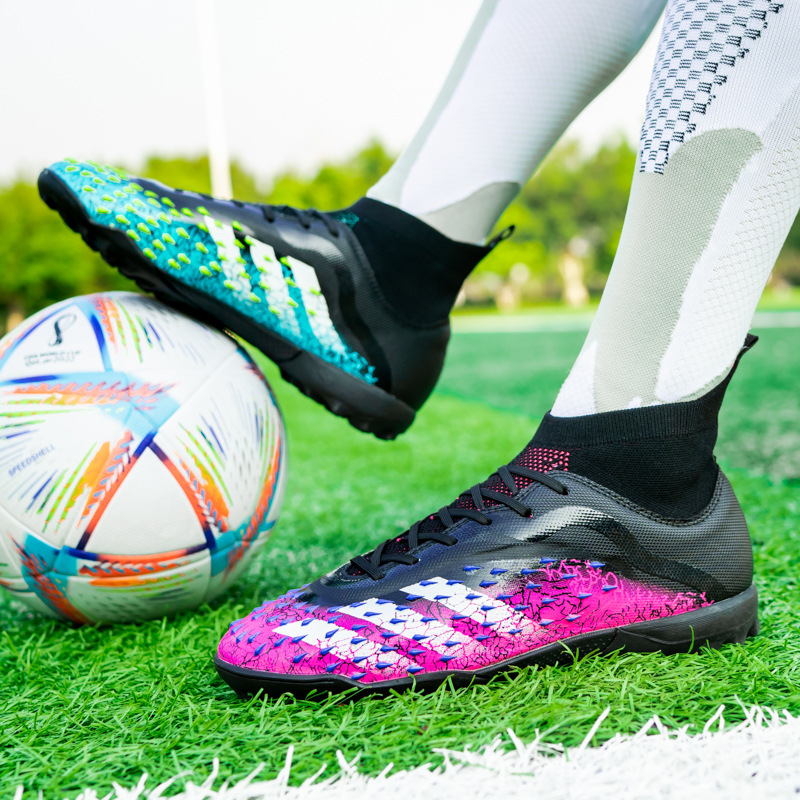 Versión mejorada de falcon cross-border FGTF zapatos transpirables de fútbol de uñas largas y cortas para hombres zapatos de entrenamiento de hierba zapatos de fútbol
