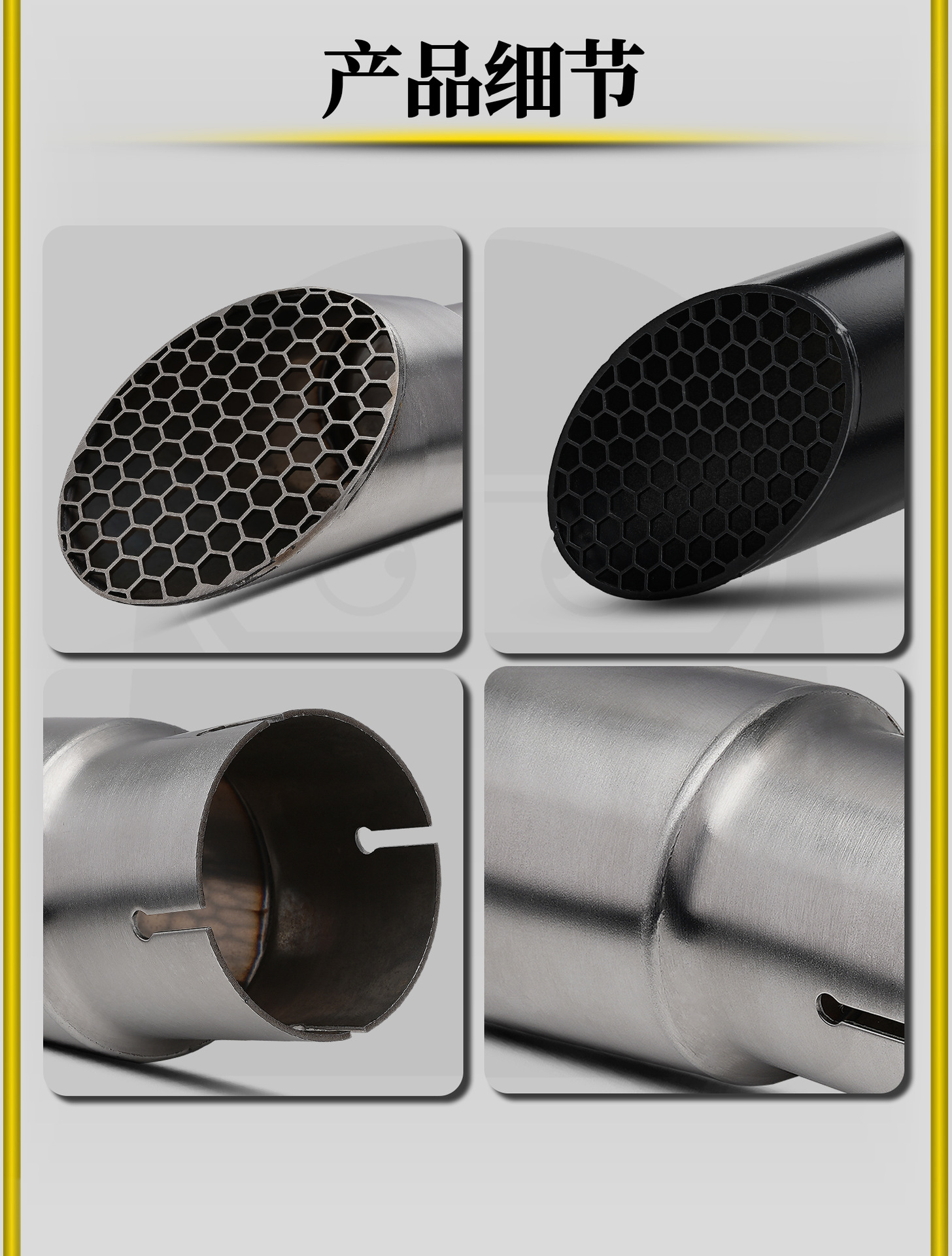 Modified Exhaust Pipe with Hidden Tailpipe for Triumph Speed400/Scrambler400X Motorcycles