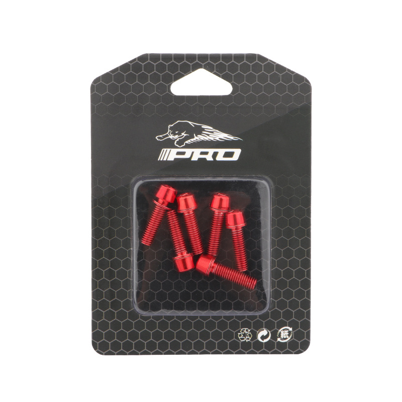 Transfronterizo dedicado IIIPRO bicicleta de montaña color mango tornillo M5 * 18MM soporte tubo fijo tornillo