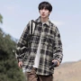 新款春秋季格子男士衬衣