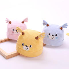 嬰兒帽子秋冬季男寶寶女可愛超萌加厚保暖嬰幼兒高顏值冬天海盜帽