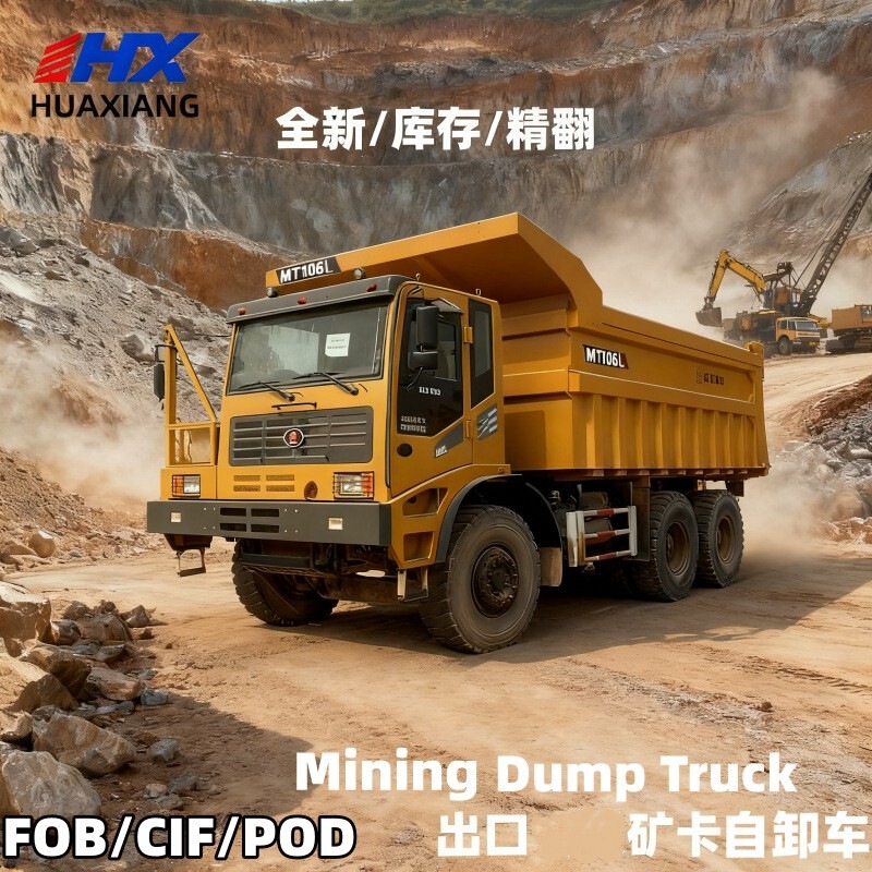 Foreign Trade Supply of Lingong, Shaanqi, Xcmg, and Sinotruk 100-Ton Mining Trucks, Off-Road Mining Wide-Body Dump Trucks