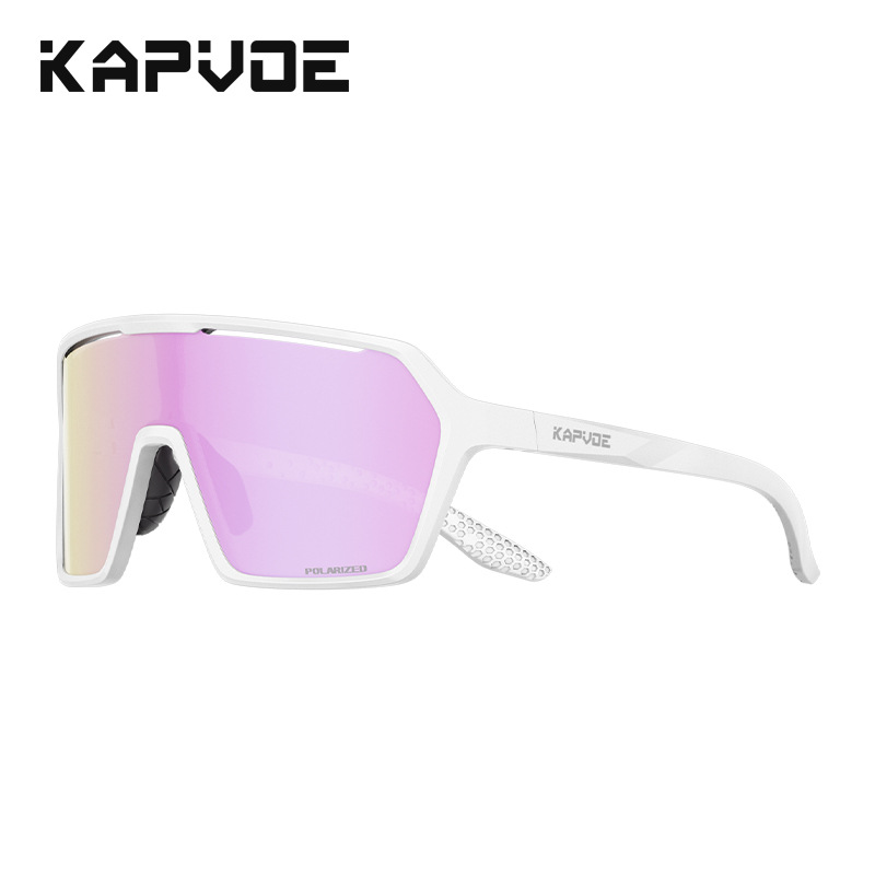 Gafas Polarizadas de Ciclismo de TR90, Protección contra Viento y Arena, Apto para Miopía, para Ciclismo y Senderismo