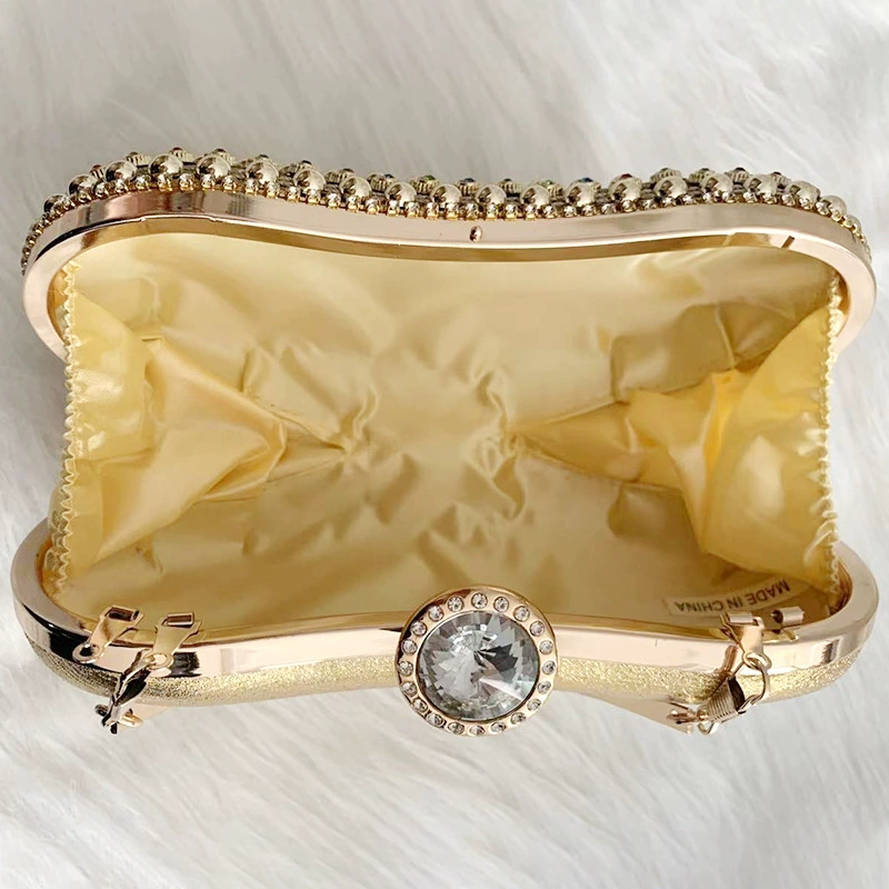 Оптовые дамские накидки Banquet Banquet Bar Pack Fashion и простые бриллиантовые Banquet Ms. Party Piece Diamond Dinner Bag