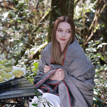 户外露营毯厂家批发纯色款户外绗缝毯 旅行野餐海滩旅行尼龙印花