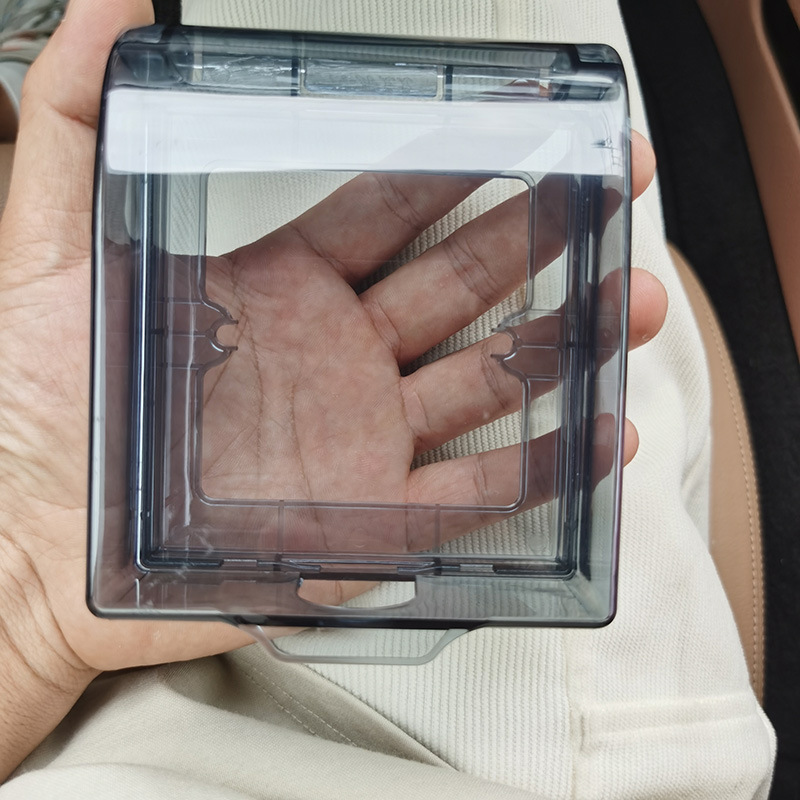 gray transparent waterproof box