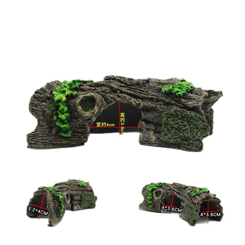 Cueva de árbol, pecera, reptil, acuario, paisajismo, cueva de árbol, nido, casa de refugio, mascota trepadora, serpiente, tortuga, cueva, corteza de simulación
