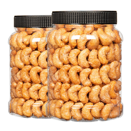 Whole Carton Bulk Wholesaling Charcoal Roasted Cashew Nuts, Salt-Baked Large Granulated Cashews as Snacks