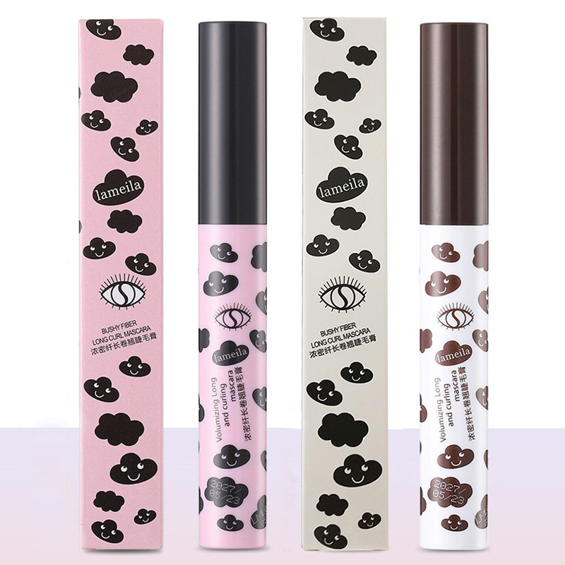 Lameila Thick, Long, Naturally Curled, Smudge-Proof, Easy-To-Remove, Intense Black Mascara 3.5g