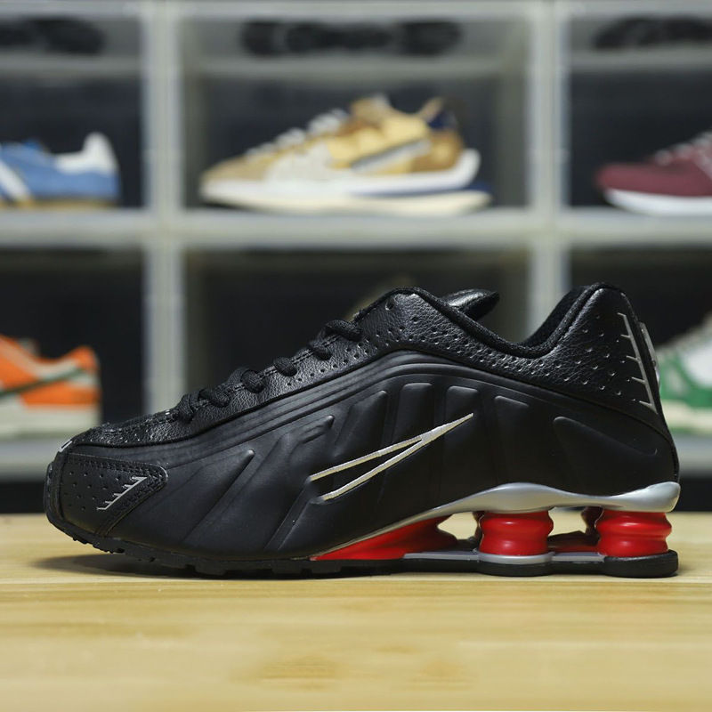 Putian Cross-Border Shox R4 Air-Cushioned Shock-Absorbing Running Shoes, Non-Slip, Wear-Resistant, Comfortable, Versatile Casual Sports Shoes for Men and Women