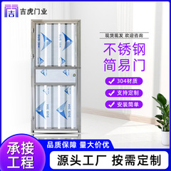 佛山卸売 304 ステンレス鋼シンプルドア学校寮ドアエントリーセキュリティドア賃貸住宅浴室ドア