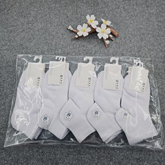 Summer thin mesh white children's short socks wholesale running quantity June 1st Children's Day performance white socks for children