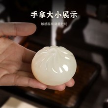 开业乔迁礼品玉石摆件 蒸蒸日上小福包 送兄弟高档摆件