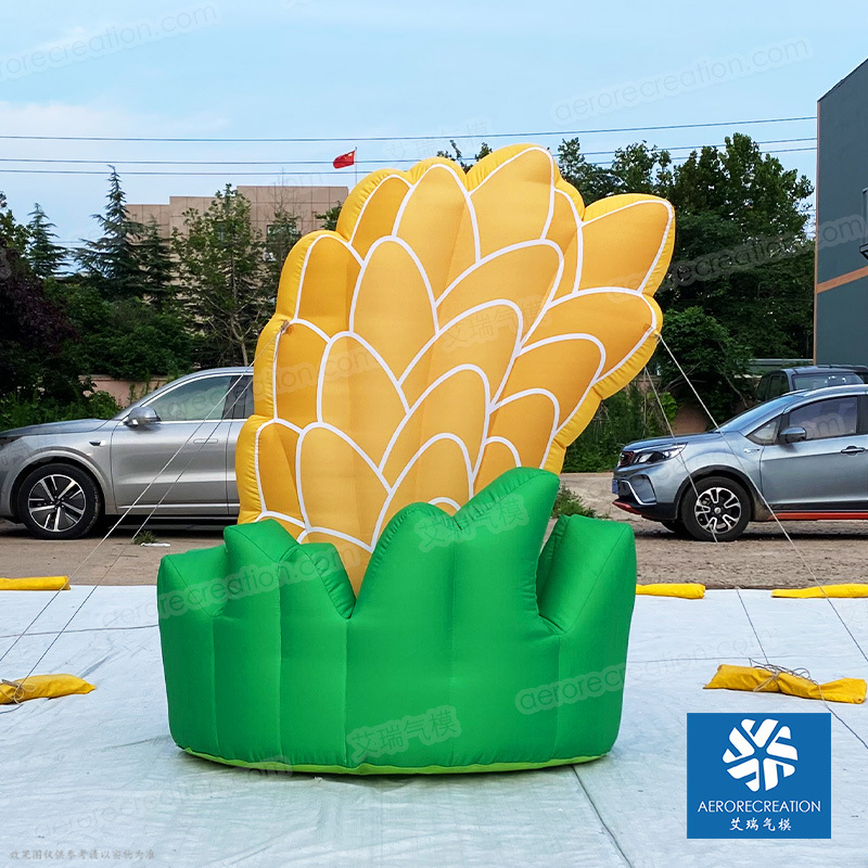 【厂家直销  批量发货】高1.8m宽1.5m 稻穗气模卡通造型食物美陈