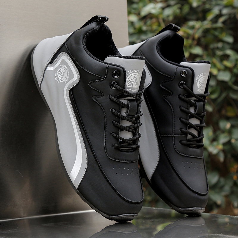 Herren Racing Sneaker Freizeitschuhe Klassisch Weiß Blau Design_voghion.com