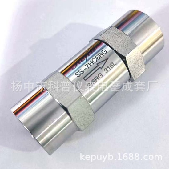 供应优质不锈钢 SS-6HC.6F  3.8NPT内螺纹单向阀