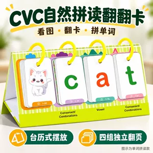 Карточки-календарь для обучения чтению на английском CVC