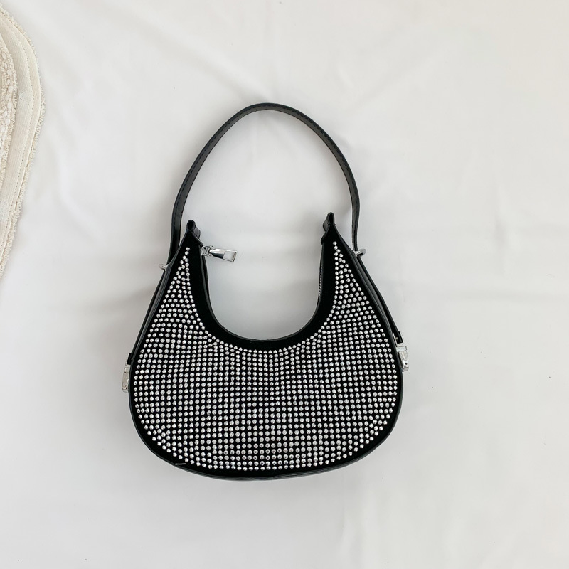 Bolso de diamante brillante bolso de mujer 2023 nueva moda hombro bolsa de hombro de alto grado nicho bolsa de mensajero