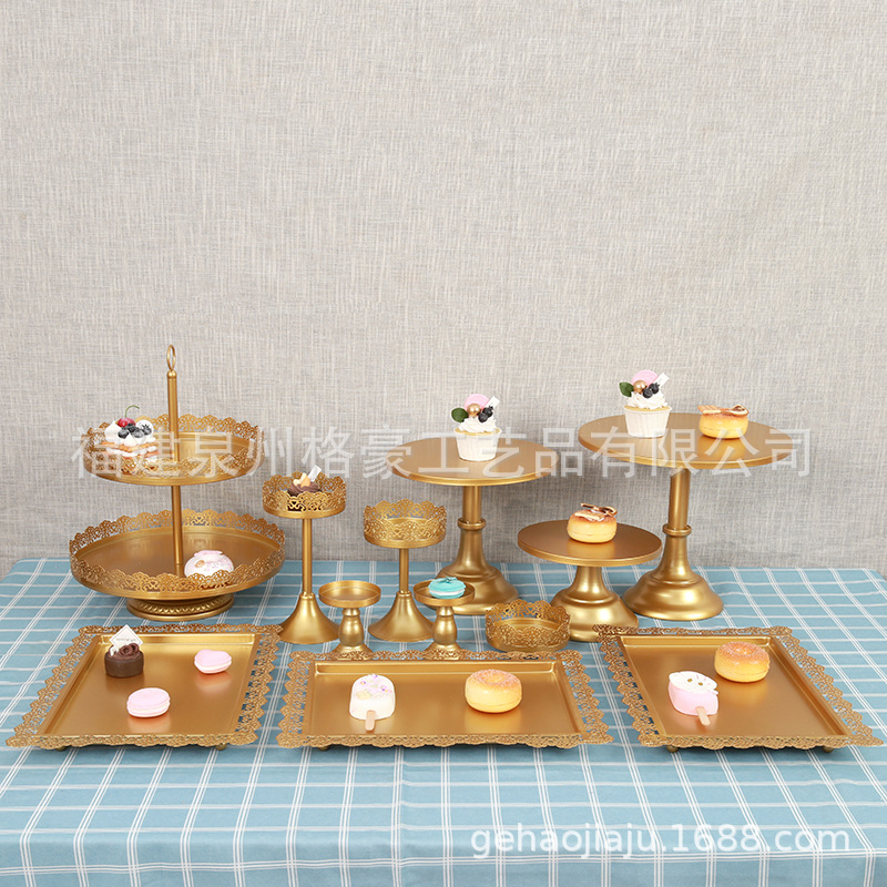 Hotel decoración merienda placa accesorios de la boda soporte de la torta sitio de la boda diseño postre Mesa restaurante postre mesa de exhibición