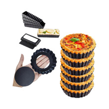 Pie Muffin Cupcake Pan Tart Quiche Flan Mold Pizza Cake �ɱP