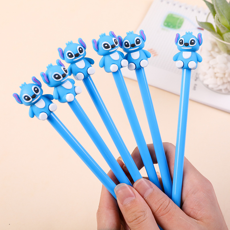 Creative Silicone Stitch Doll Writing Signature Pen Creative Stitch Modeling Gel Pen Student Water Pen