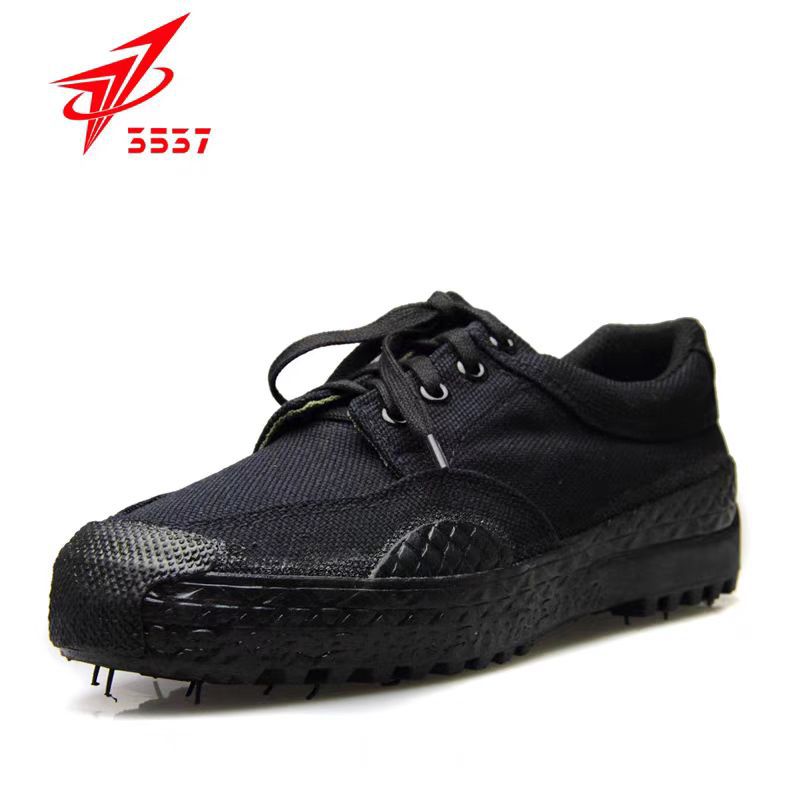 3537解放鞋男户外训练鞋单层底防滑工作劳保鞋黑胶鞋批发一件代发