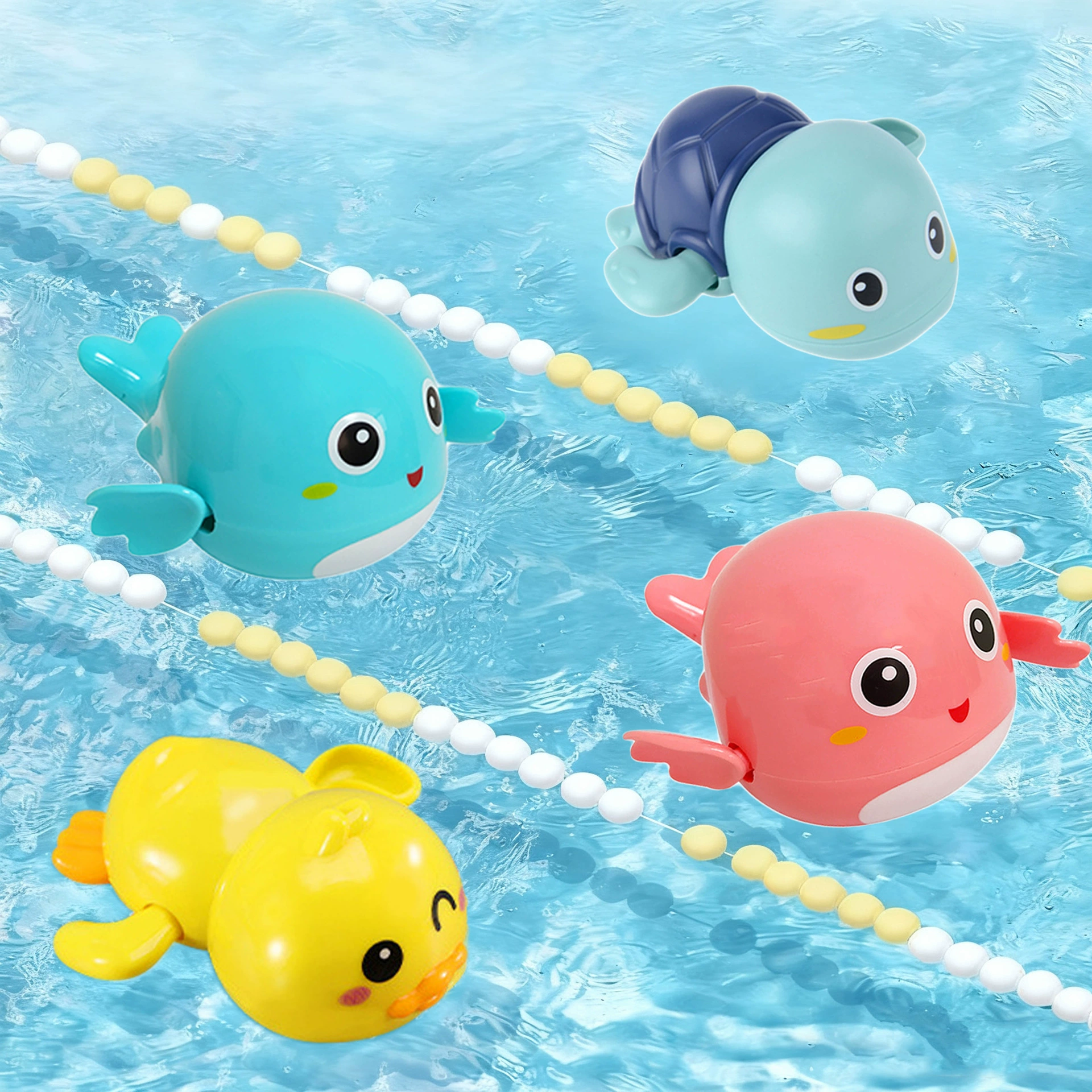 Игрушка заводной бокспингвин B.Duck, играющая в воде для младенца