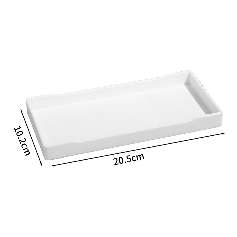 White tray
