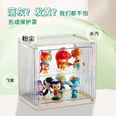 Desk blind box storage box transparent acrylic display box Pop Mart skilled hands stand quality life